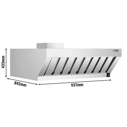 GGM Gastro Combi Oven Condensation Hood - with Activated Carbon Filter (Ventless) - for Commercial Combi Oven models BKDV1200-2SM, BKDV865-2SM, BKDV705-2SM, BKDMV1646, HV865-1TL, HV705-1TL, HV1200-1TL & EHLBDV664