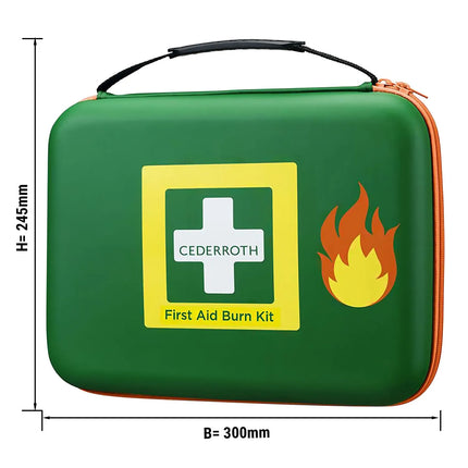 GGM Gastro Combustion Case Burns First Aid Kit – burn gel + dressings - case 300×90×250 mm