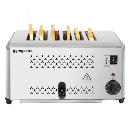 GGM Gastro Commercial 6 Slice Toaster - 1.8kW