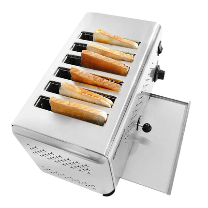 GGM Gastro Commercial 6 Slice Toaster - 1.8kW