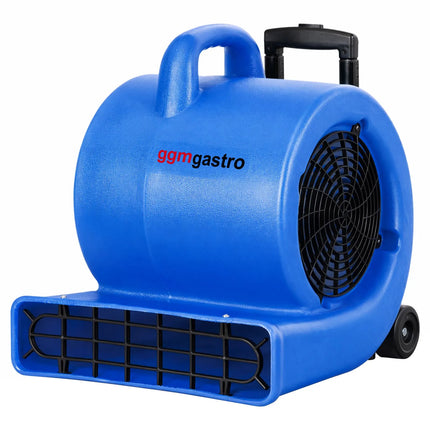 GGM Gastro Commercial Air Mover (Carpet Dryer Fan) - 3 Speeds - 850W - Reach: 20m - 1350rpm - with extendable hand grip & wheels