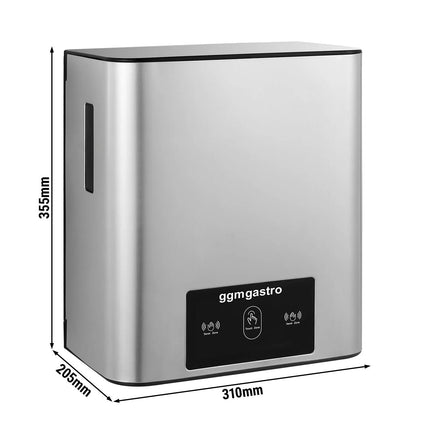 GGM Gastro Commercial Automatic Hand Towel Roll Dispenser - with Sensor - Stainless Steel