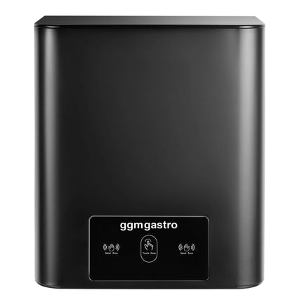 GGM Gastro Commercial Automatic Hand Towel Roll Dispenser - with Sensor - Stainless Steel - Black