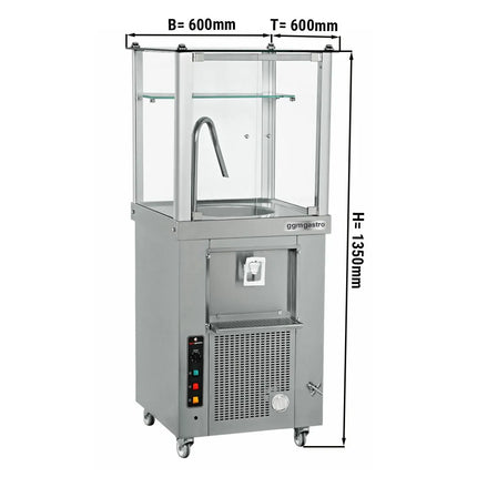 GGM Gastro Commercial Ayran Machine - Dispender & Mixer - Stainless Steel - 40 L - 350 W