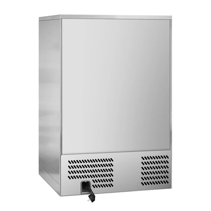 GGM Gastro Commercial Back Bar Cooler - 600mm - 130L - with 1 glass hinged door - Stainless steel