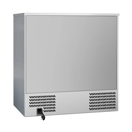 GGM Gastro Commercial Back Bar Cooler - 900mm - 220 litres - with 2 glass swing doors - Grey