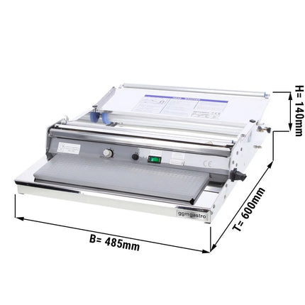 GGM Gastro Commercial Bag Sealer - 120W - Sealing Bar: 385mm - Heated Surface: 385x125mm - Tabletop