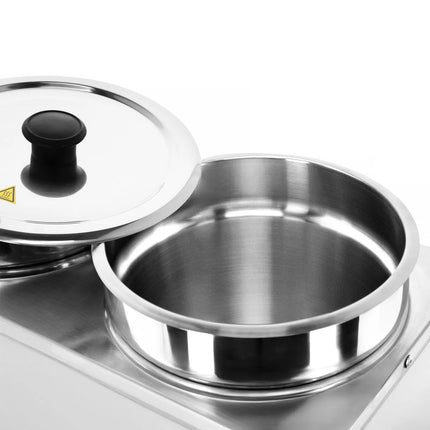 GGM Gastro Commercial Bain Marie Soup & Sauce Warmer  - 10.5L - 450W - 3 Pots x 3.5L