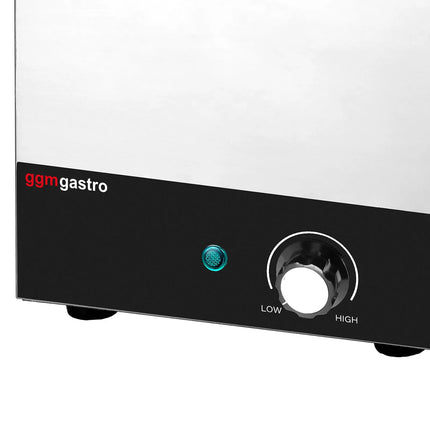 GGM Gastro Commercial Bain Marie Soup & Sauce Warmer - Wet Heat - 3,5L - 200W - 1 Round Pot with 3,5L