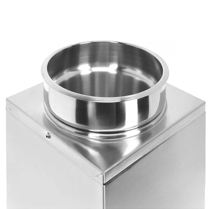 GGM Gastro Commercial Bain Marie Soup & Sauce Warmer - Wet Heat - 3,5L - 200W - 1 Round Pot with 3,5L