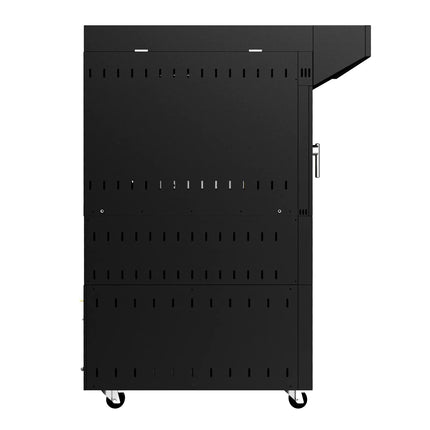 GGM Gastro Commercial Bakery Convection Oven with Steam Injection - Touchscreen Controls - 6x 600x400mm (EN 60x40) - Black - with Prover Cabinet & with Hood