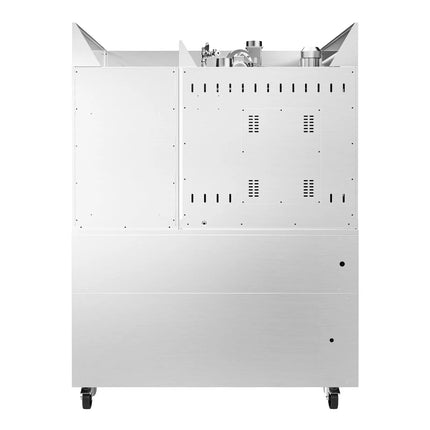 GGM Gastro Commercial Bakery-Electric Combi Oven - Touchscreen Controls - 6x 600x400mm (EN 60x40) - with Prover Cabinet - incl. Rack for Proofing Cabinet - 12x EN 60x40