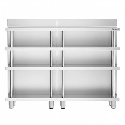 GGM Gastro Commercial Bar Work -Table - Stainless Steel - 1400x600mm