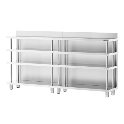 GGM Gastro Commercial Bar Work-Table - Stainless Steel - 2000x600mm