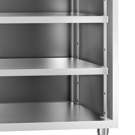 GGM Gastro Commercial Bar Work-Table - Stainless Steel - 800x600mm