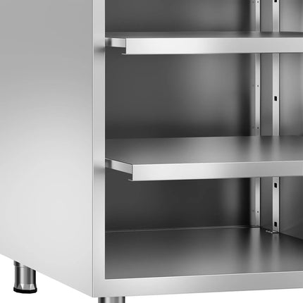 GGM Gastro Commercial Bar Work-Table - Stainless Steel - 800x600mm