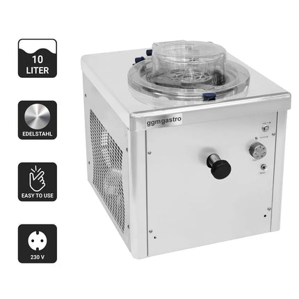 GGM Gastro Commercial Batch Freezer - 10L/h - 1.1kW - Tabletop unit