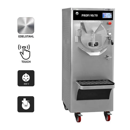 GGM Gastro Commercial  Batch Freezer - 75L/h - 11.2kW - Touchscreen - Freestanding unit