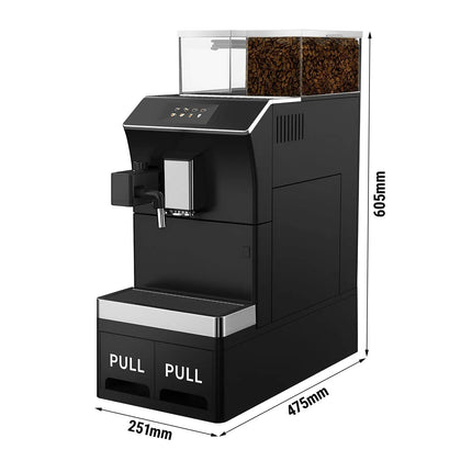 GGM Gastro Commercial Bean to Cup Coffee Machine - 16 Drink Options - 12.7 cm Touchscreen