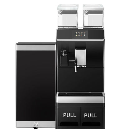 GGM Gastro Commercial Bean to Cup Coffee Machine - 16 Drink Options - 12.7 cm Touchscreen - incl. Milk Fridge