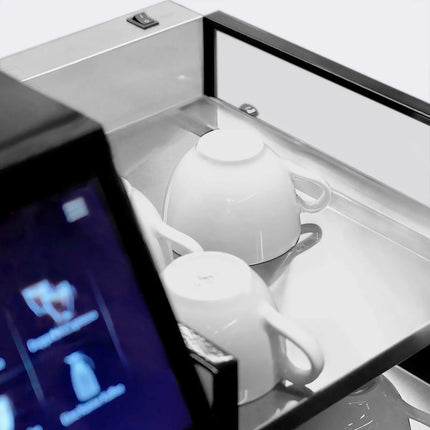 GGM Gastro Commercial Bean to Cup Coffee Machine - 16 Drink Options - 25.4 cm Touchscreen - incl. Cup Warmer