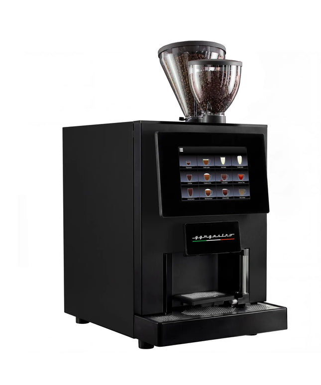 GGM Gastro Commercial Bean to Cup Coffee Machine - 30 Drink Options - 25.4 cm Touchscreen - 2 Bean Hopper(s) & 3 Instant Canister(s)