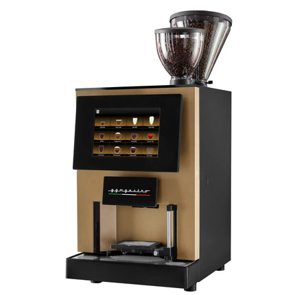 GGM Gastro Commercial Bean to Cup Coffee Machine - 30 Drink Options - 25.4 cm Touchscreen - 2 Bean Hopper(s) & 3 Instant Canister(s)
