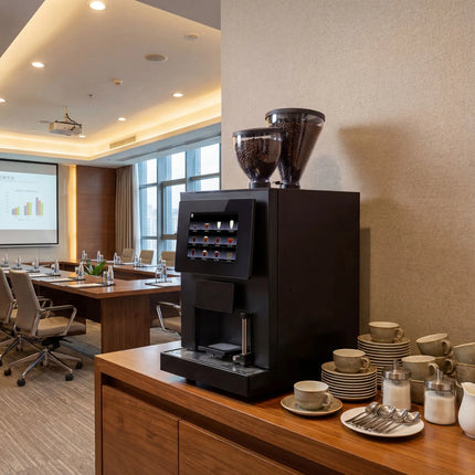 GGM Gastro Commercial Bean to Cup Coffee Machine - 30 Drink Options - 25.4 cm Touchscreen - 2 Bean Hopper(s) & 3 Instant Canister(s)