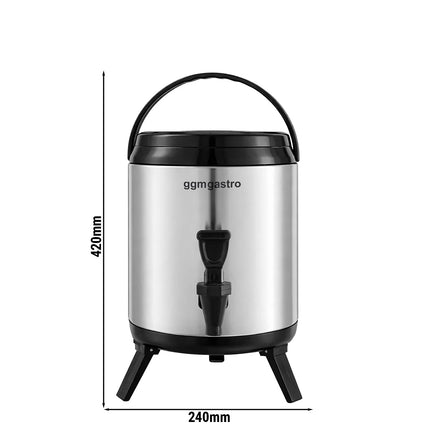 GGM Gastro Commercial Beverage Dispenser - 10 Litres - Insulated - Stainless steel