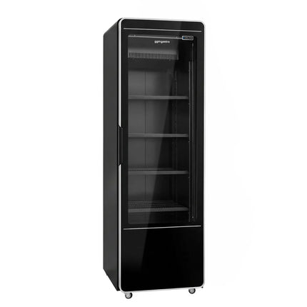 GGM Gastro Commercial Beverage Display Fridge – 560 Litres – Frameless Design – Single Glass Door with Coloured LED Lighting