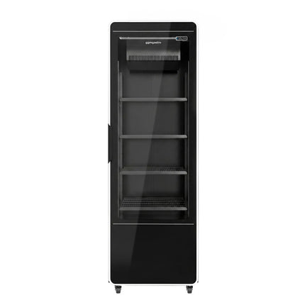 GGM Gastro Commercial Beverage Display Fridge – 560 Litres – Frameless Design – Single Glass Door with Coloured LED Lighting
