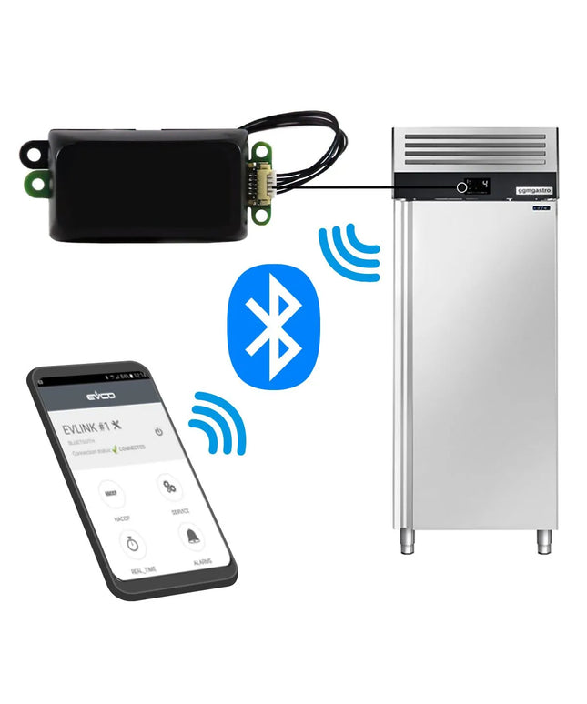 GGM Gastro Commercial Bluetooth App Control & HACCP Data Logging - for Refrigeration Units - with EV Connect app