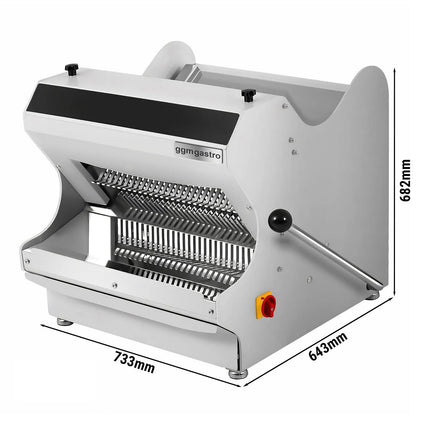 GGM Gastro Commercial Bread Slicer - Tabletop - Slice Thickness 10mm - 370W - 500loaves/h