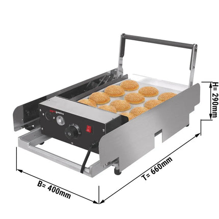 GGM Gastro Commercial Burger Bun Toaster -  2.2kW