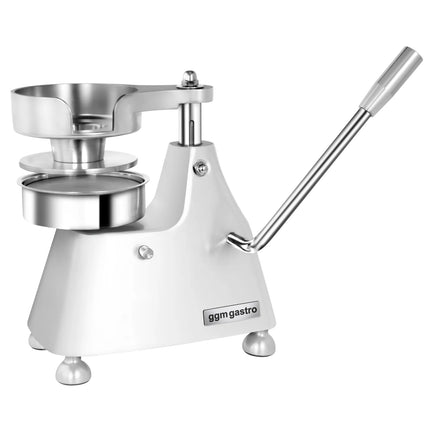 GGM Gastro Commercial Burger Press - Manual - Adjustable - 3-Size - Smooth - Ø100/130/150mm - WITHOUT Patty mould