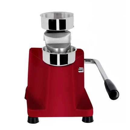 GGM Gastro Commercial Burger Press - Manual - Adjustable - Smooth - Red - Ø100mm - WITHOUT Patty mould