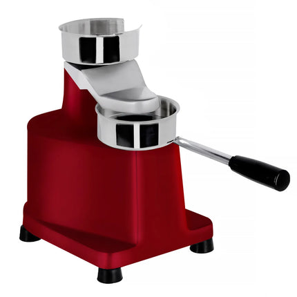 GGM Gastro Commercial Burger Press - Manual - Adjustable - Smooth - Red - Ø100mm - WITHOUT Patty mould