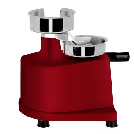 GGM Gastro Commercial Burger Press - Manual - Adjustable - Smooth - Red - Ø100mm - WITHOUT Patty mould