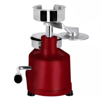 GGM Gastro Commercial Burger Press - Manual - Adjustable - Smooth - Red - Ø100mm - WITHOUT Patty mould