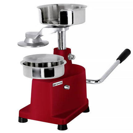 GGM Gastro Commercial Burger Press - Manual - Adjustable - Smooth - Red - Ø130mm - WITHOUT Patty mould