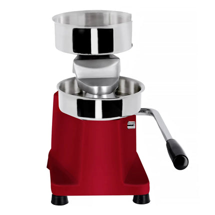 GGM Gastro Commercial Burger Press - Manual - Adjustable - Smooth - Red - Ø130mm - WITHOUT Patty mould
