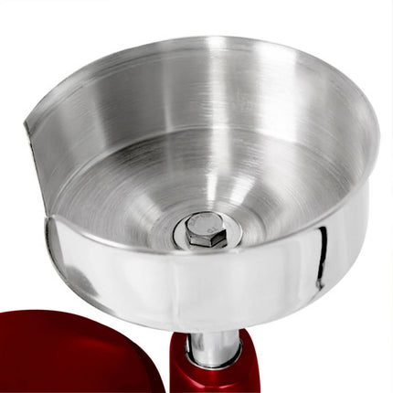 GGM Gastro Commercial Burger Press - Manual - Adjustable - Smooth - Red - Ø130mm - WITHOUT Patty mould