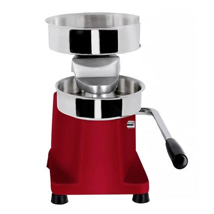 GGM Gastro Commercial Burger Press - Manual - Adjustable - Smooth - Red - Ø150mm - WITHOUT Patty mould