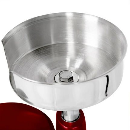 GGM Gastro Commercial Burger Press - Manual - Adjustable - Smooth - Red - Ø150mm - WITHOUT Patty mould