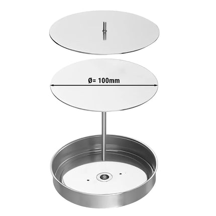 GGM Gastro Commercial Burger Press - Manual - Smooth - Ø100/150mm - incl. Patty mould Ø10cm + 15cm