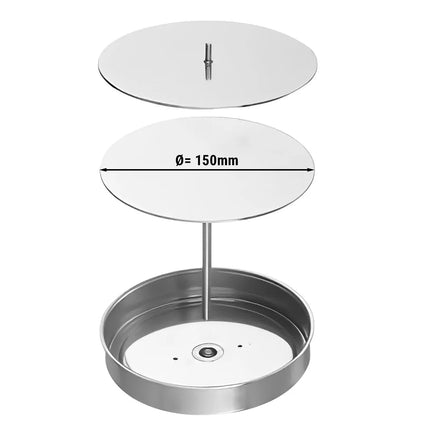 GGM Gastro Commercial Burger Press - Manual - Smooth - Ø100/150mm - incl. Patty mould Ø10cm + 15cm