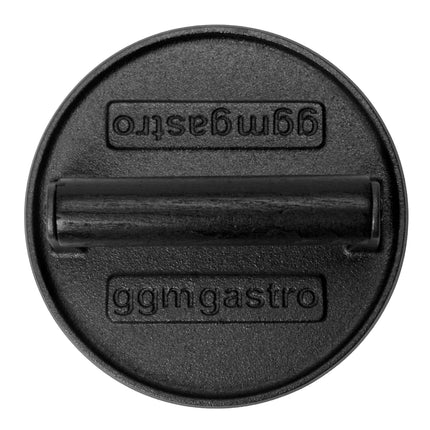 GGM Gastro Commercial Burger Press - Manual - Smooth - Cast Iron - Ø150mm - WITHOUT Patty mould