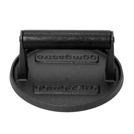GGM Gastro Commercial Burger Press - Manual - Smooth - Cast Iron - Ø150mm - WITHOUT Patty mould