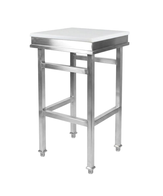 GGM Gastro Commercial Butcher Block - Stainless Steel | Polyethylene (HDPE) - 500x500mm
