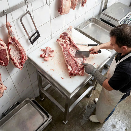 GGM Gastro Commercial Butcher Block - Stainless Steel | Polyethylene (HDPE) - 500x500mm